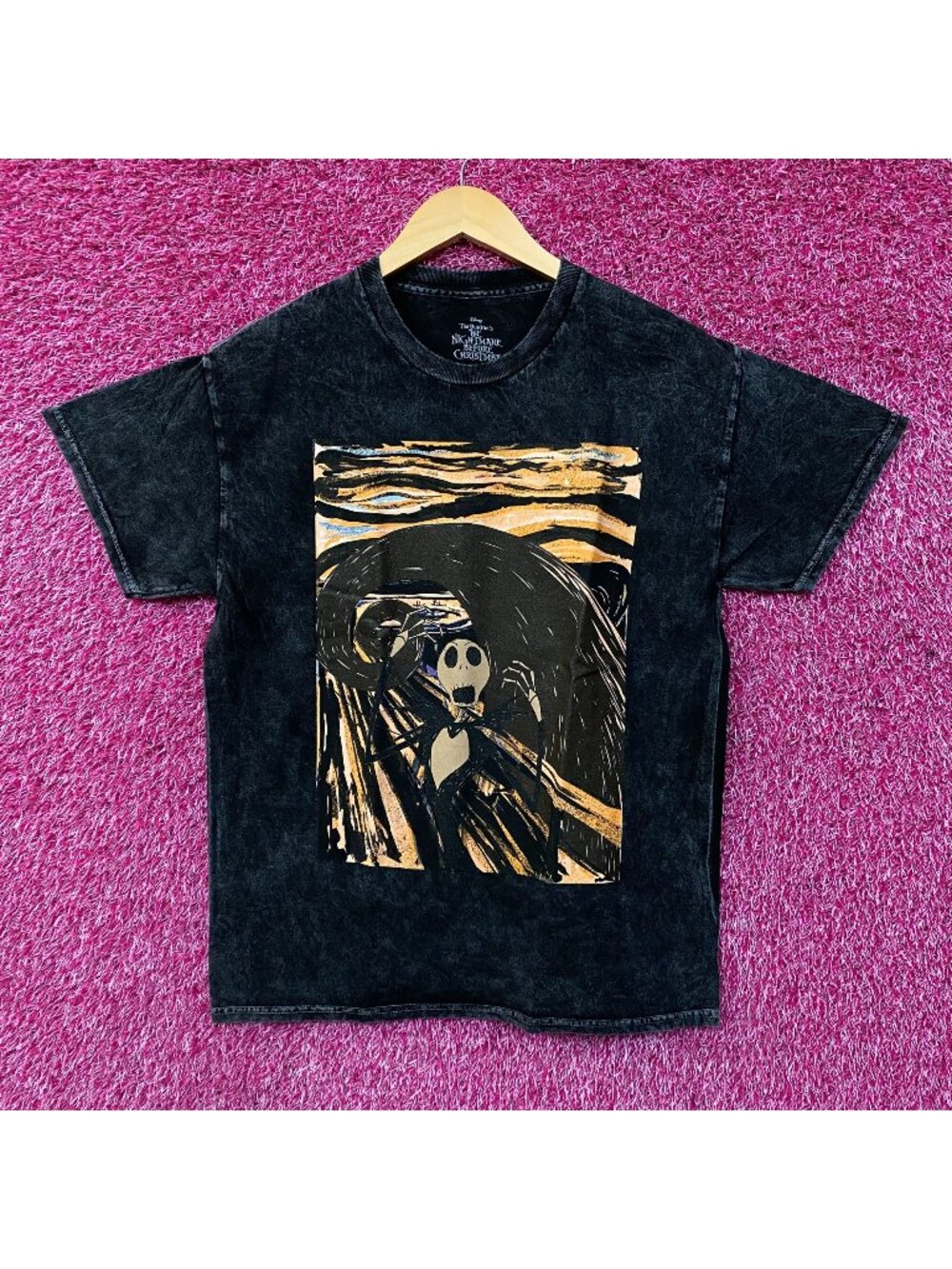 Disney The Nightmare Before Christmas The Scream Graphic T-Shirt Medium